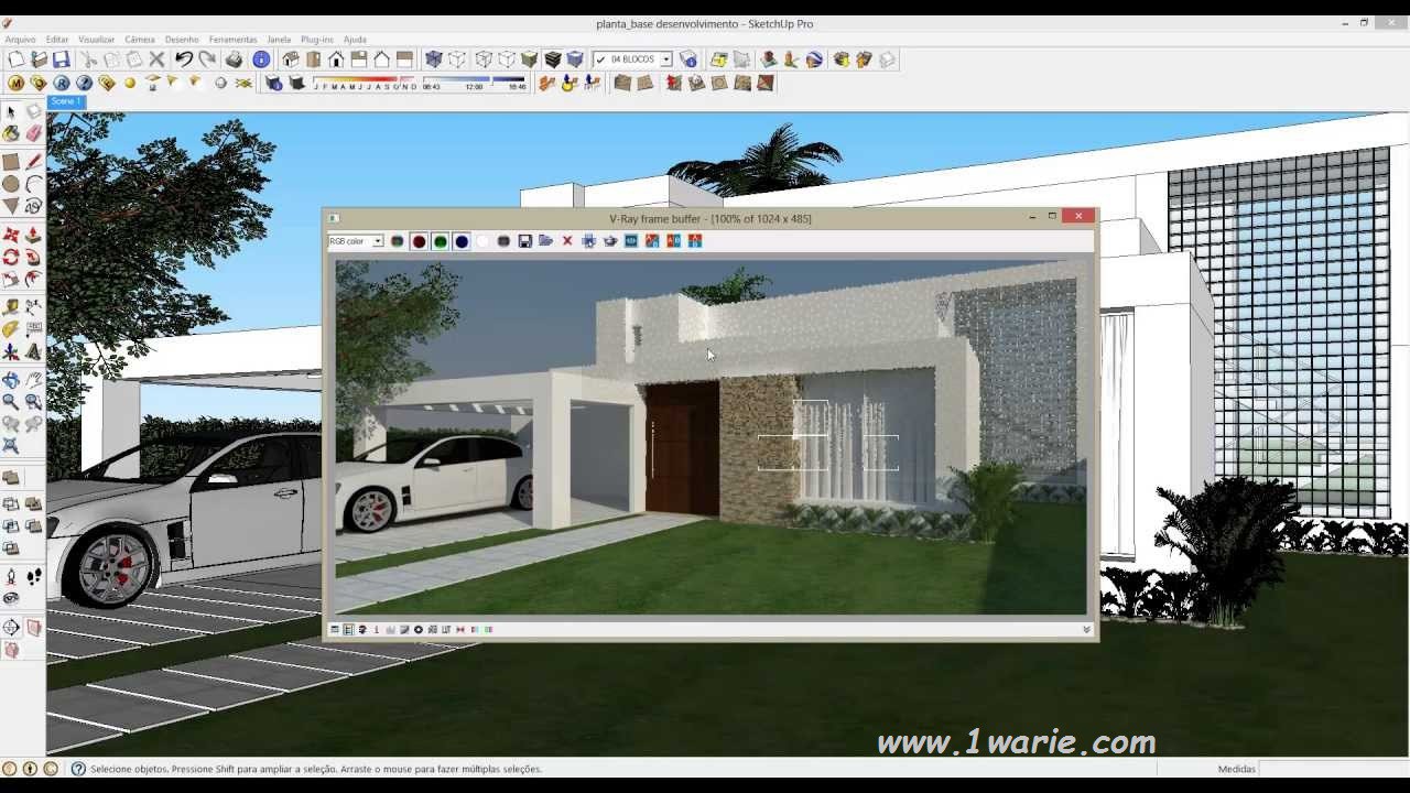 google sketchup with vray